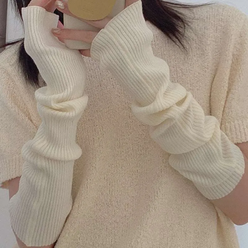 Rainbow Cozy Arm Warmers