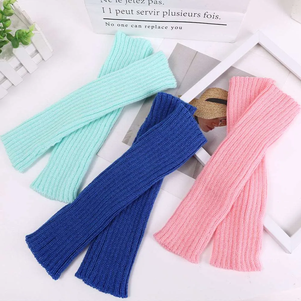 Rainbow Cozy Arm Warmers