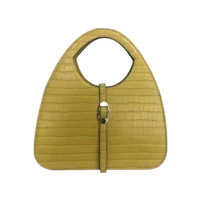 Roxy Milo Croc-Embossed Top Handle Bag