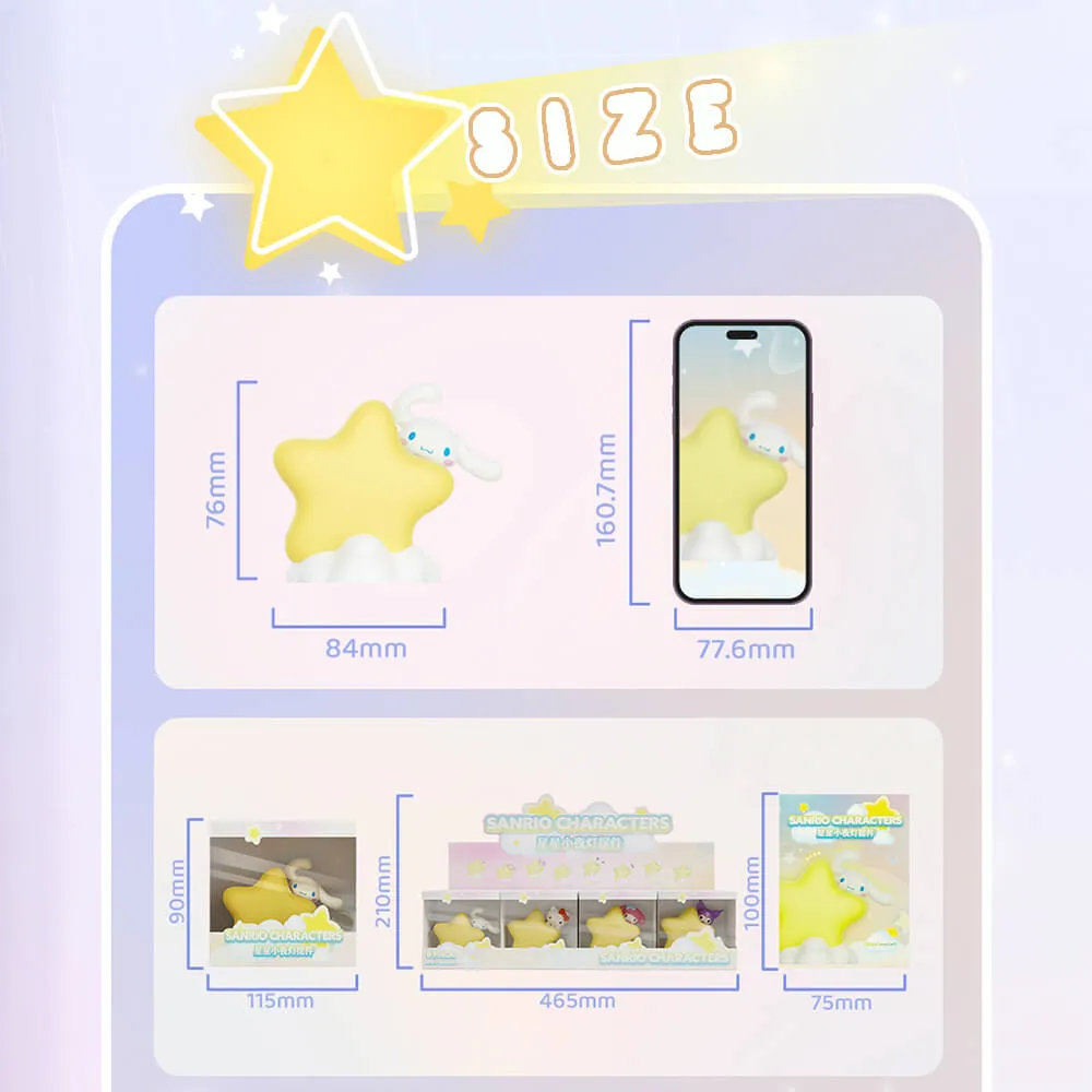Sanrio Character Peeking Behind Star Mini Lights