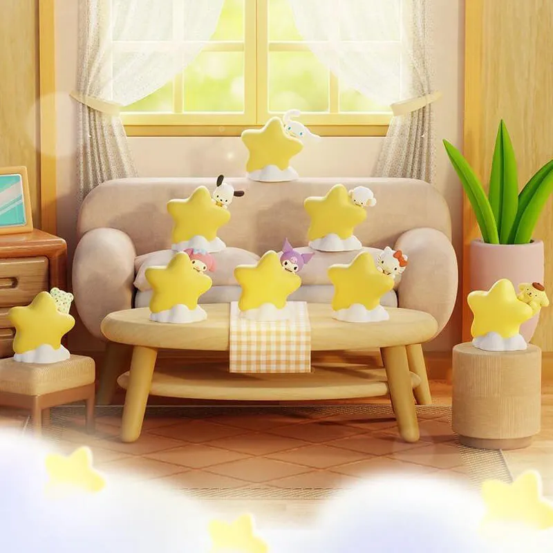 Sanrio Character Peeking Behind Star Mini Lights