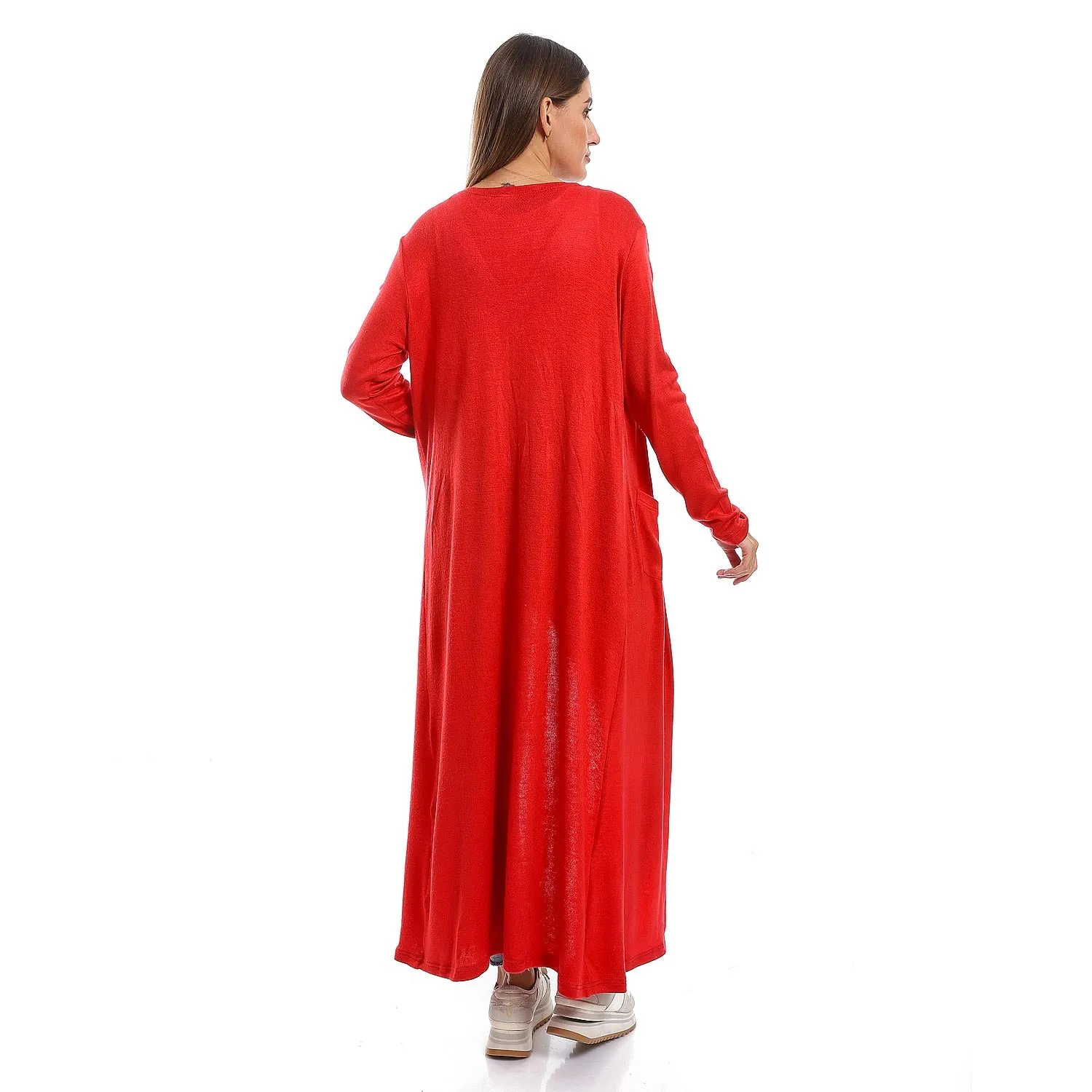 Slip On Open Neckline Cardigan - Kady