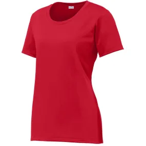 Sport-Tek Women's Deep Red PosiCharge Tough Tee