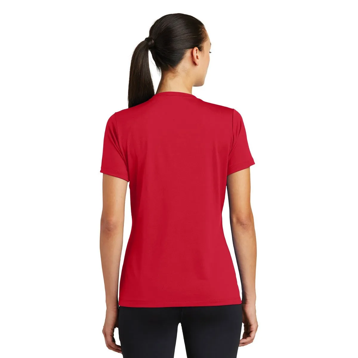 Sport-Tek Women's Deep Red PosiCharge Tough Tee