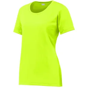 Sport-Tek Women's Neon Yellow PosiCharge Tough Tee
