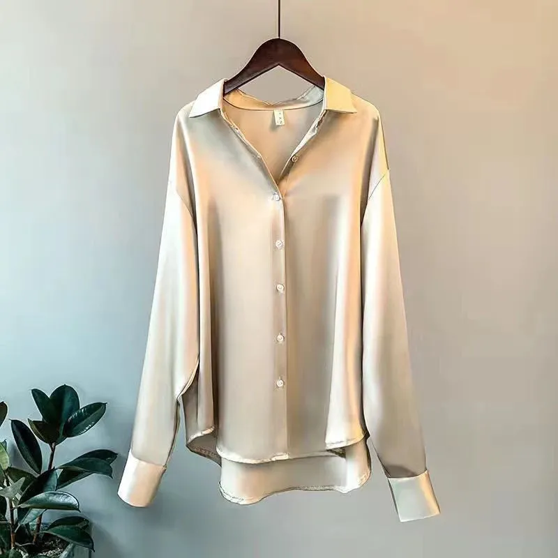 Spring Shirt And Blouses Knitted Woman Top Casual Elegance