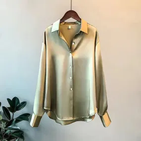 Spring Shirt And Blouses Knitted Woman Top Casual Elegance