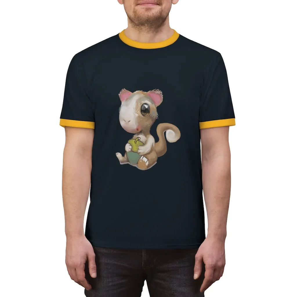 Squirrel Unisex Ringer Tee