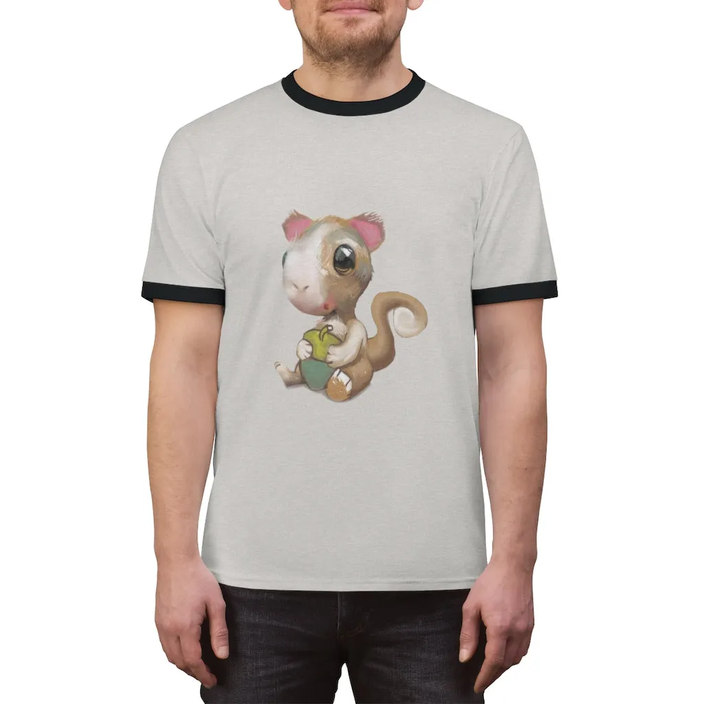Squirrel Unisex Ringer Tee
