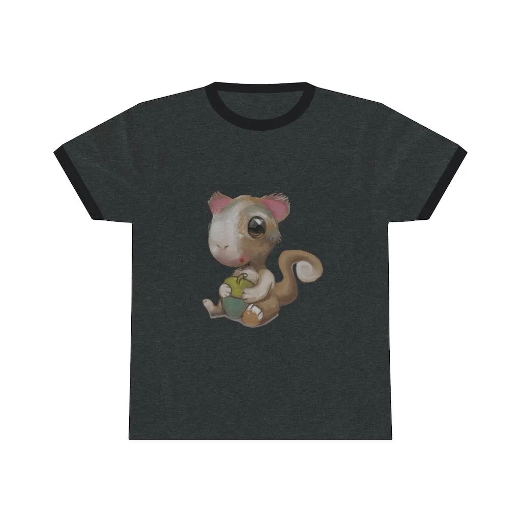 Squirrel Unisex Ringer Tee