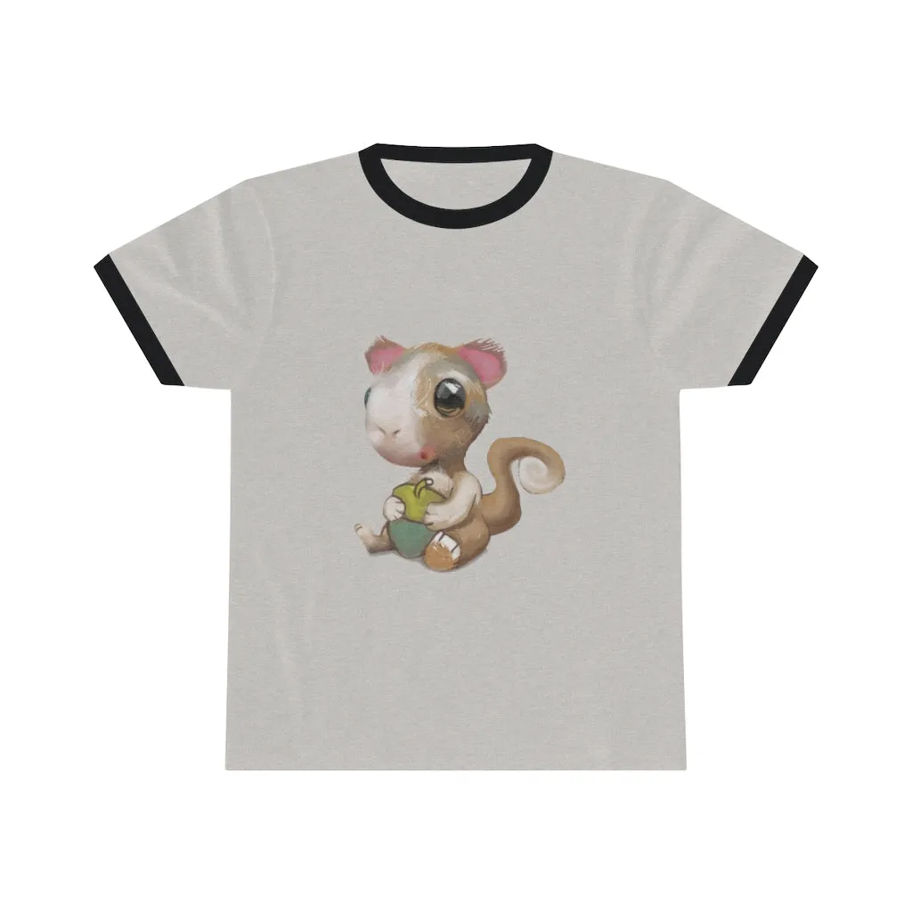 Squirrel Unisex Ringer Tee