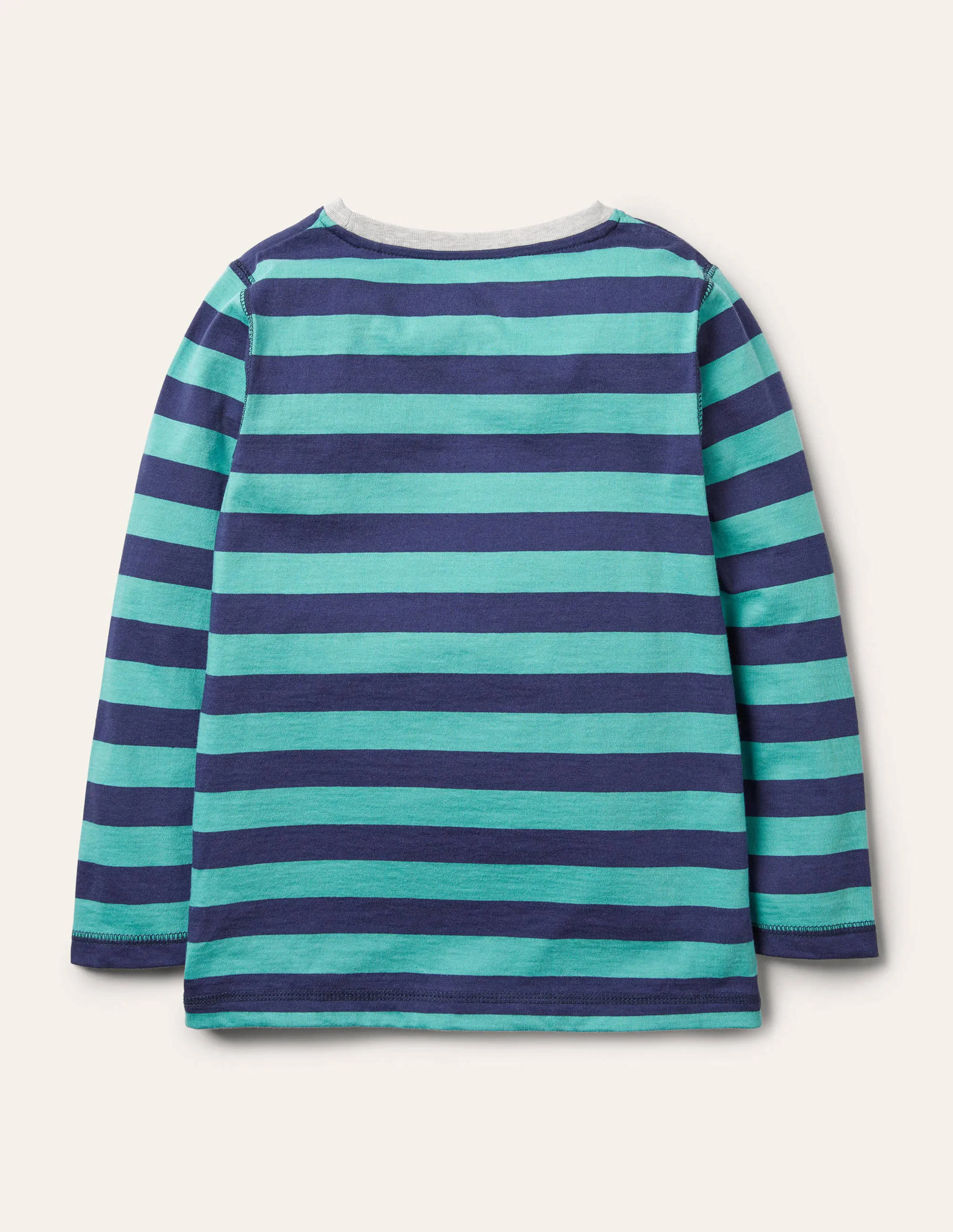 Supersoft Long-sleeved T-shirt-Brook Blue/Navy