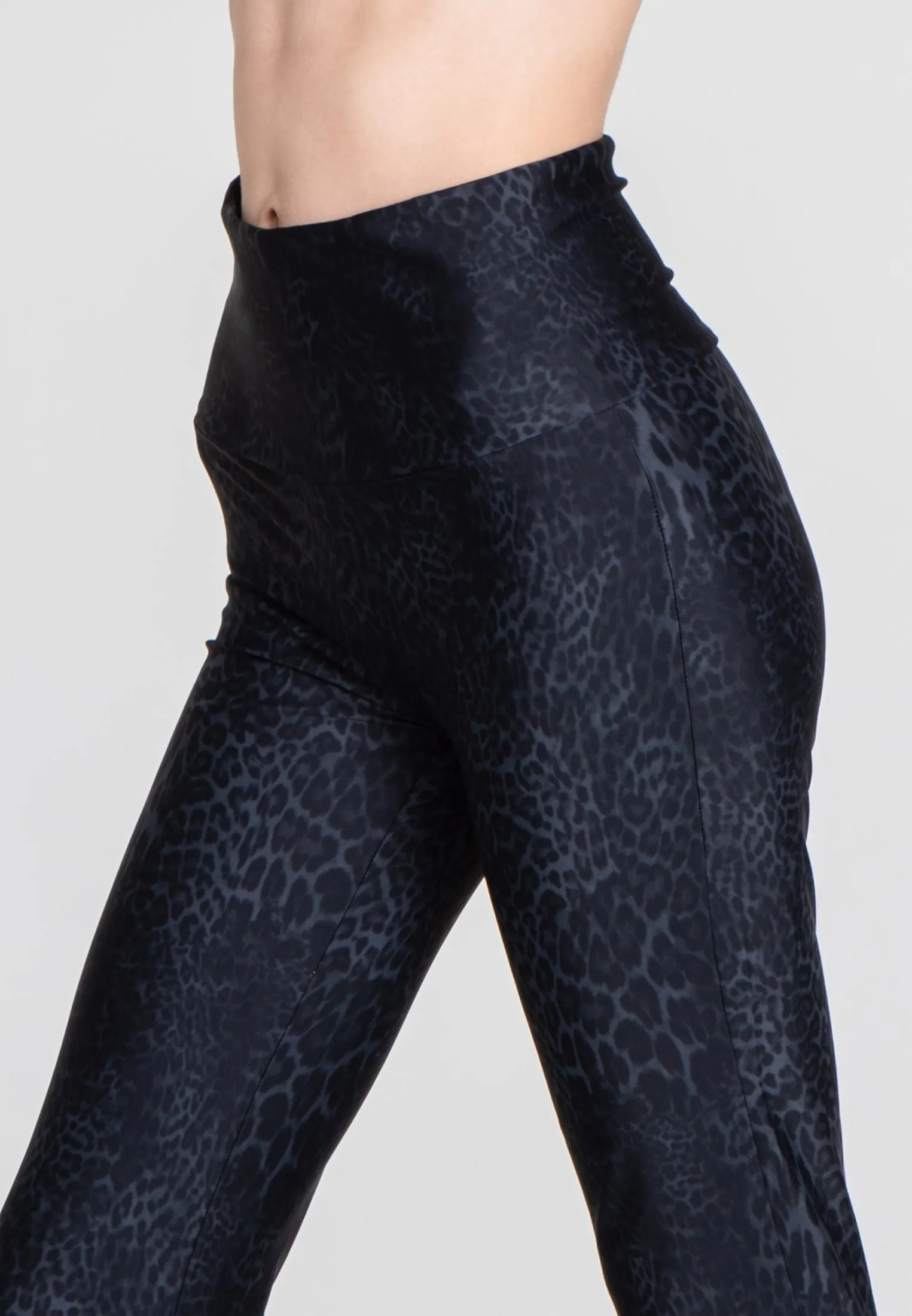 The Slit Cut Sport Pants - Grey Leo