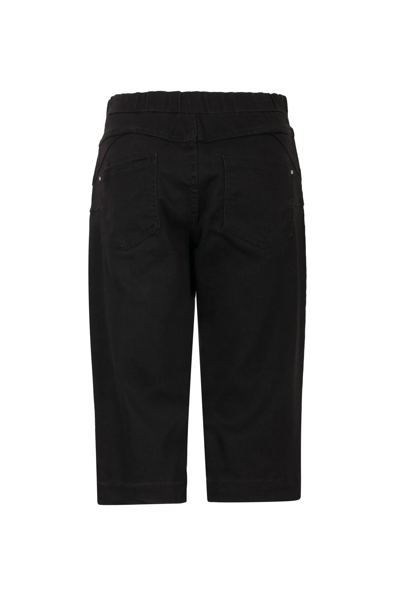 Twin Lakes Denim Below Knee Jeans | Black | 6505A1
