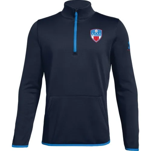 Under Armour Youth Navy Armour Fleece 1/2 Zip
