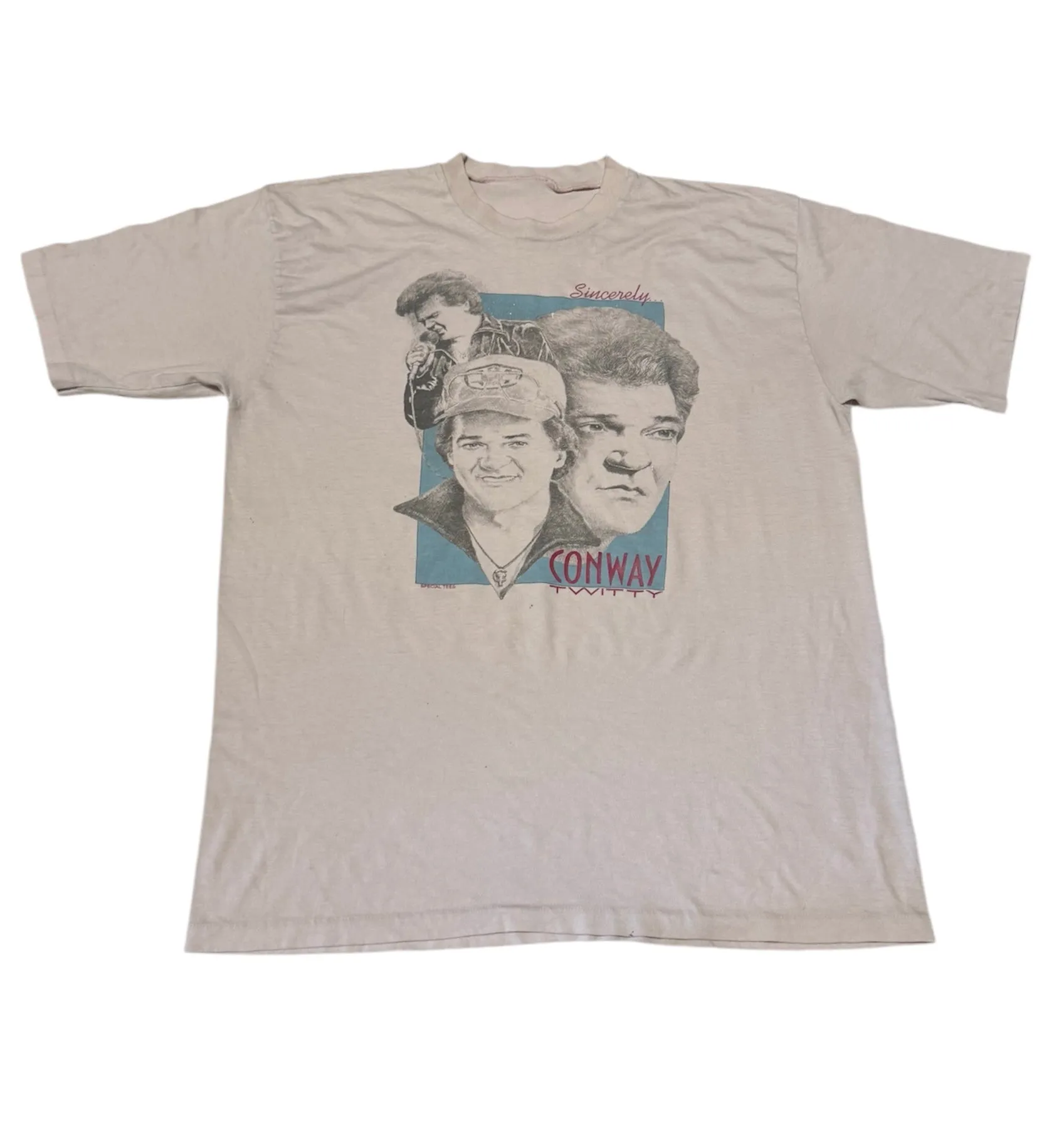 Vintage Conway Twitty - Light Pink T-shirt (XL)