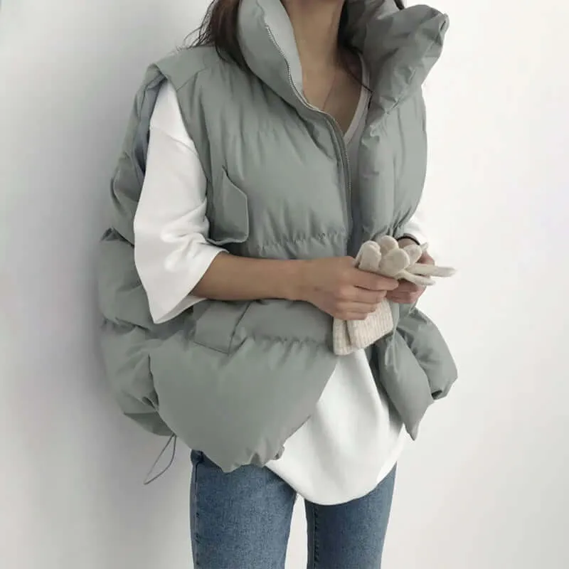 Women's Quilted Water-Resistant Puffer Vest