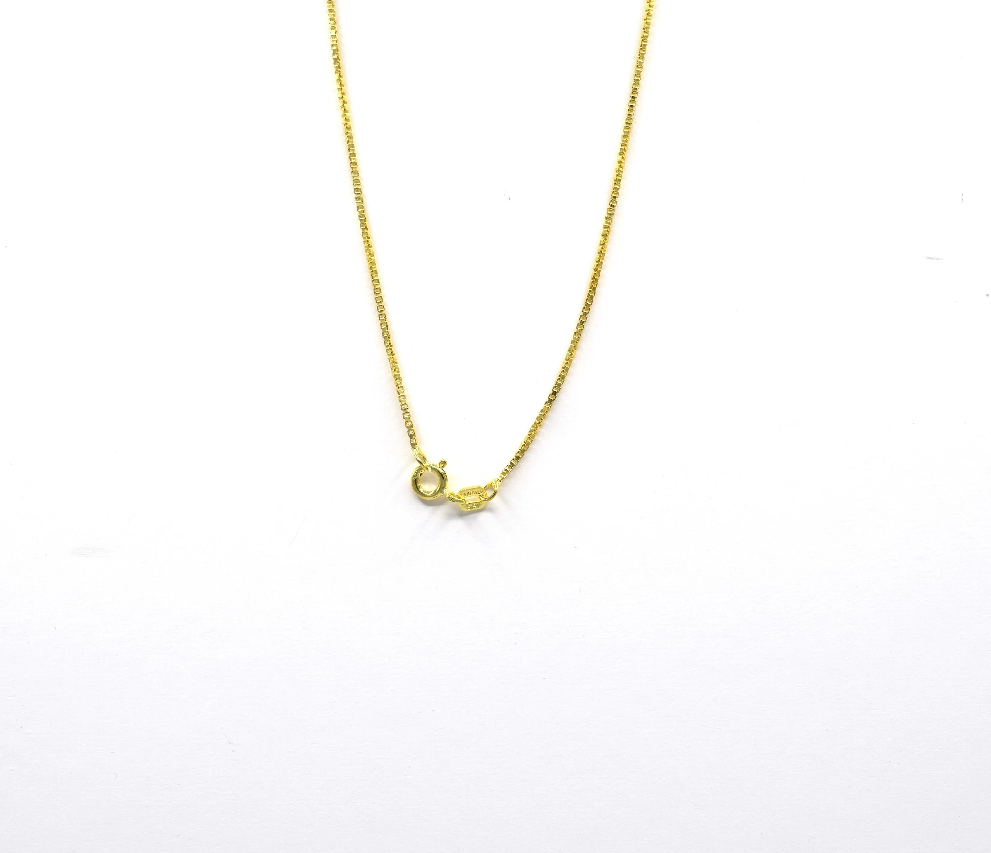 Yellow Gold Box Chain